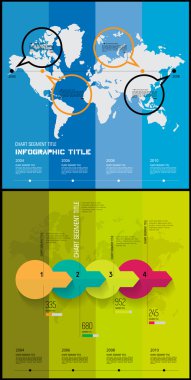 Infographic vektör çizim