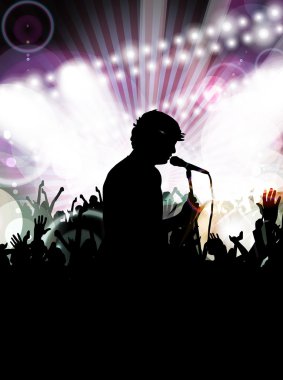 Konser resimde arka plan