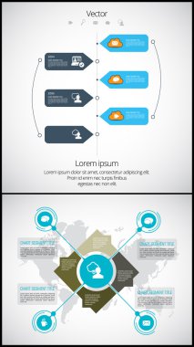 Infographic vektör çizim