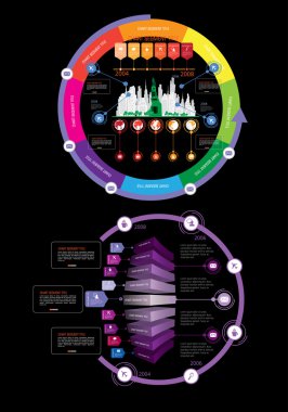 Infographic vektör çizim