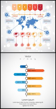 Infographic vektör çizim
