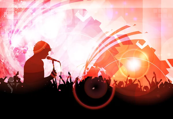 Concert illustration background — Stock Vector