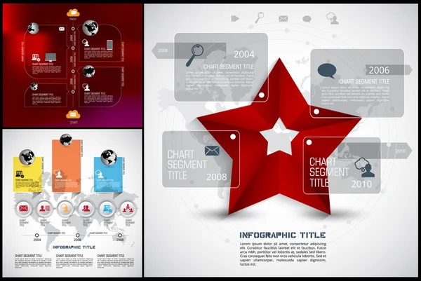 Corporate infographics vector — Stockvector