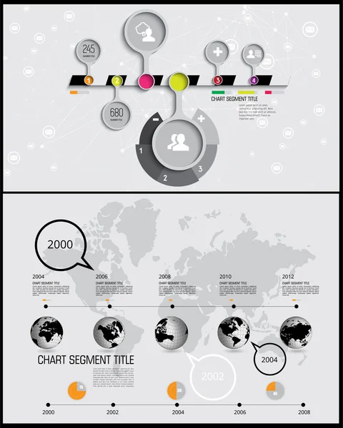 Infographic vector illustration — Stock Vector