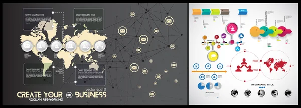 Infographic vector illusrtation — Stockvector