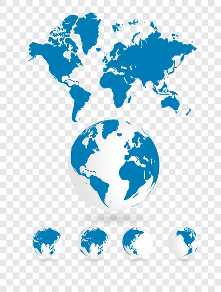 Διάνυσμα παγκόσμιο χάρτη υπόβαθρο — Διανυσματικό Αρχείο