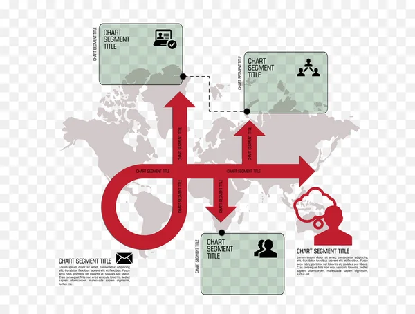 Ilustração do conceito infográfico —  Vetores de Stock