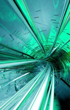 3D fütüristik arka plan