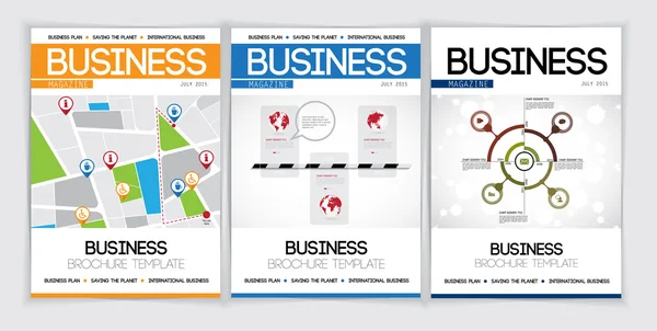 Dekking business magazine — Stockvector