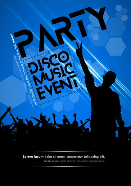 Muziek evenement poster — Stockvector