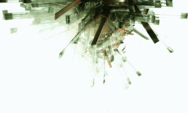 3D soyut arka plan tasarımını