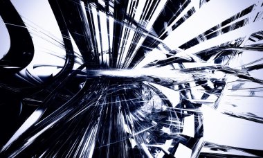 3D fütüristik arka plan