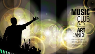 Gece parti illüstrasyon