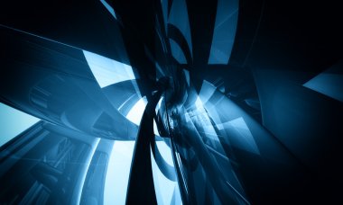 3D soyut tasarım arka plan