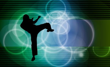 Spor Karate illüstrasyon
