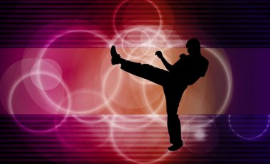 Spor Karate illüstrasyon
