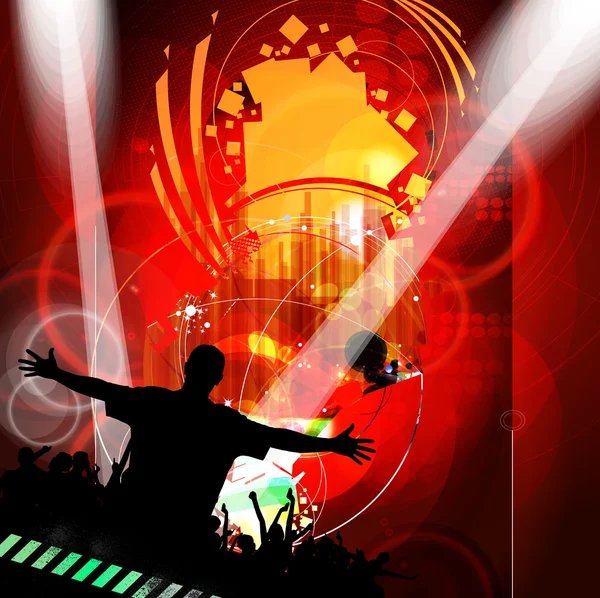 Music concert background illustration — Stock Photo, Image