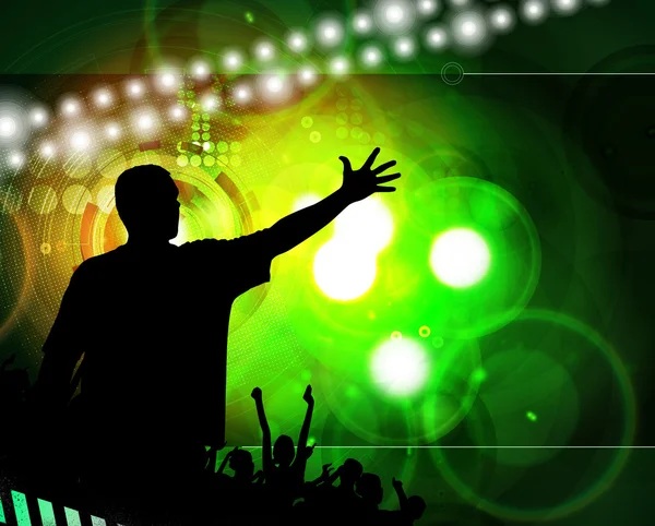 Music event party illustration — Stock Photo, Image