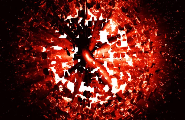 Red explosion abstract background — Stock Photo, Image