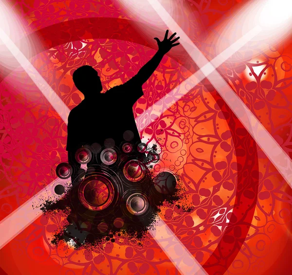 Music event party illustration — Stock Photo, Image