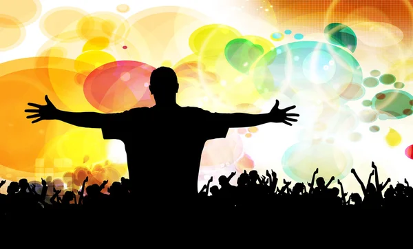 Music event party illustration — Stock Photo, Image