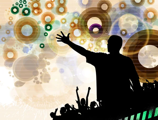 Music event party illustration — Stock Photo, Image