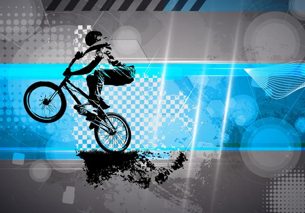 BMX biker illustrazione — Foto Stock