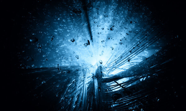 3D Virtual Data background