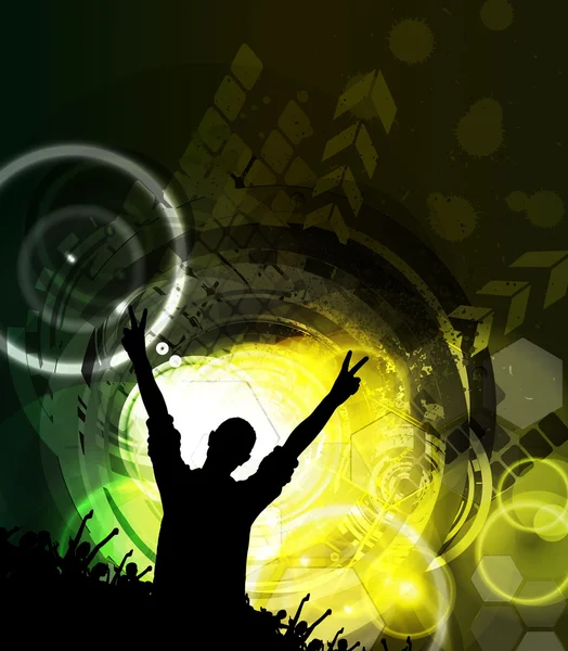 Music concert background illustration — Stock Photo, Image