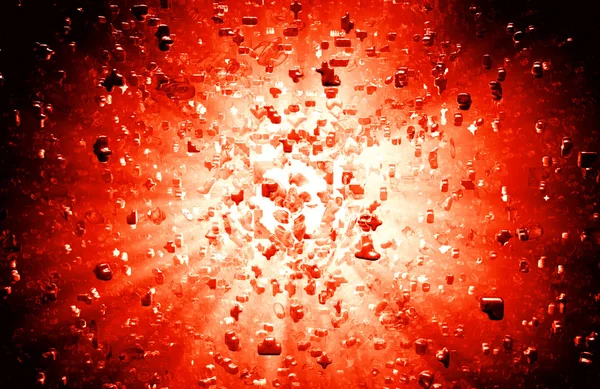 Красный взрыв абстрактный фон — стоковое фото