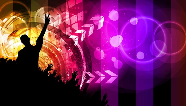 Music concert background illustration — Stock Photo, Image