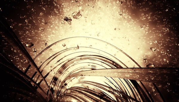 3d explosion abstract background