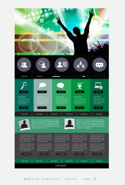 Web sitesi tasarım şablonu