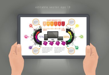 infographics tasarım şablonu