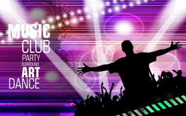 Konser poster illüstrasyon