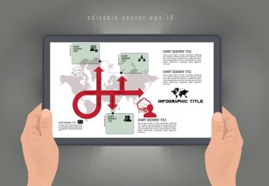 zaman çizelgesi Infographic tasarım şablonu