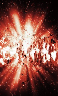 3D teknoloji arka plan