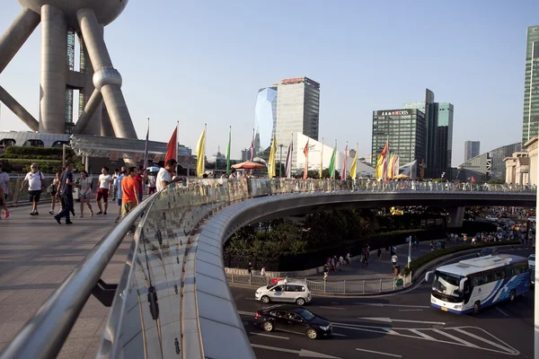 Besucher in Shanghai, Reisekonzept — Stockfoto