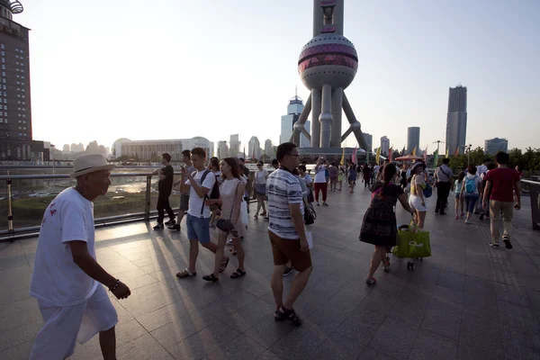 Visitantes en Shanghai, concepto de viaje — Foto de Stock