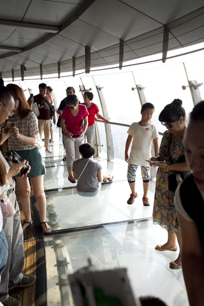 Visitatori a Shanghai, concetto di viaggio — Foto Stock