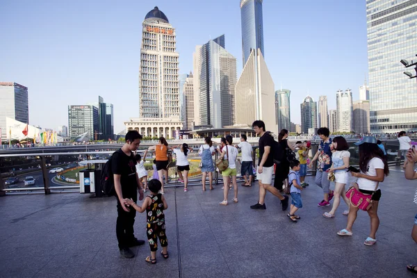 Οι επισκέπτες στη Σαγκάη, ταξιδεύουν έννοια — Φωτογραφία Αρχείου