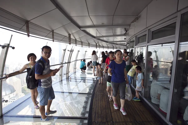 Besucher in Shanghai, Reisekonzept — Stockfoto