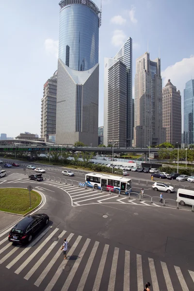 Shanghai, kijk op de moderne stad — Stockfoto