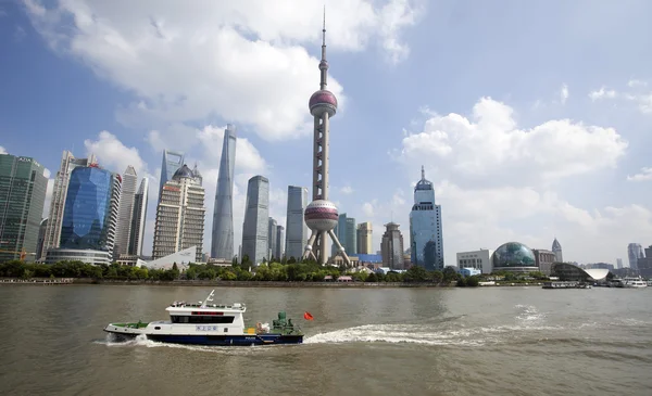 Shanghai, kijk op de moderne stad — Stockfoto