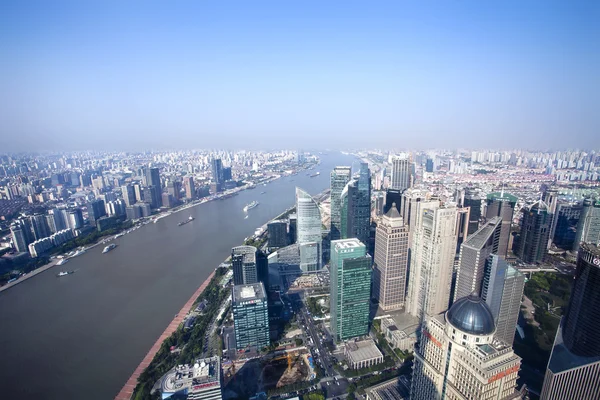China paisagem urbana do Distrito Financeiro — Fotografia de Stock