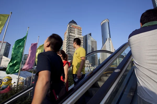 Besucher in Shanghai, Reisekonzept — Stockfoto