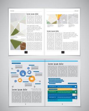 İş için broşür şablonu