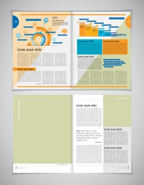 Gazete şablon çizimi