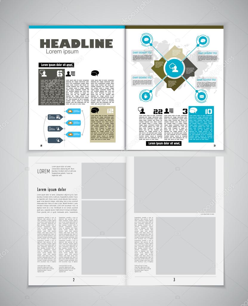 Design newspaper template