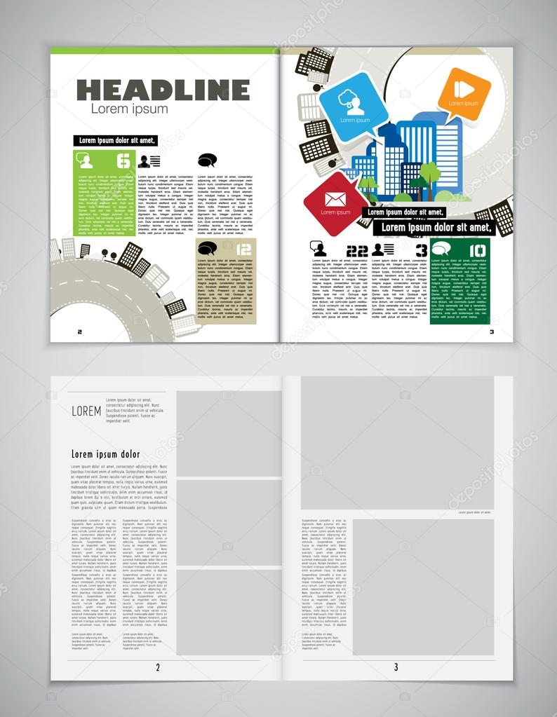 Design newspaper template